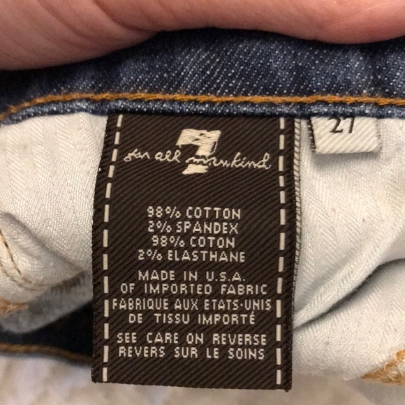 *Medium wash Seven for all mankind jeans - Picture 4 of 9
